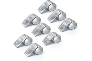 LONGKING Silver Mosaic Mirror Tiles, 3776 Pieces, Self-Adhesive, Modern Style, Ideal for DIY Craft Projects, Bathroom Decor