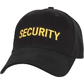 Rothco Security Low Profile Cap Adjustable Cotton Twill Hat | Brushed Cotton Twill Baseball Cap, Padded Sweatband, Ventilated Design, Embroidered Professional Identification