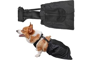 NASOFIR Drag Bag for Paralyzed Dogs Rear Legs, Indoor Dog Wheelchair Alternative for Disabled Pets Back Rear Legs, Adjustable Pet Injuries Protection Bag Protects Chest and Limbs(M)