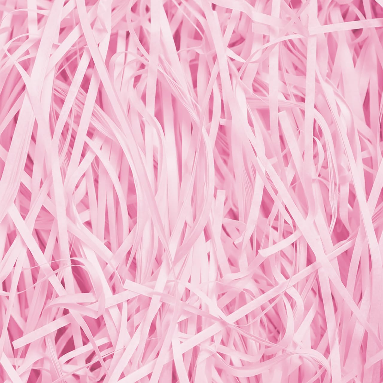 Emartbuy 2000 Grams / 2 Kg Shredded Paper, Ideal for Gift Decoration, Hamper Filling and Gift Packaging - Pink