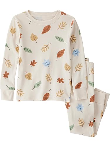 little planet by carter's Neutral 2-piece Pajamas made with Organic Cotton, Leaves, 6M - Amazon deal for $9.99