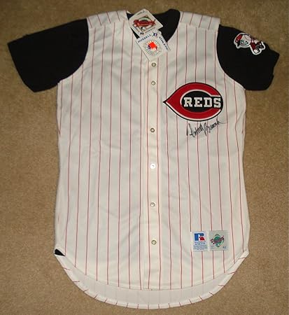 johnny bench autographed jersey