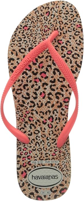 havaianas slim animal coral