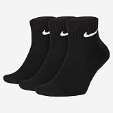 NIKE Unisex Performance Cushion Quarter 3 Pair