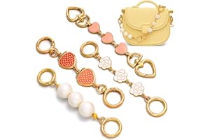 Seloom Purse Strap Extender Purse Chain Bag Exquisite Charms Purse Straps Replacement Chain for Handbags Shoulder Bag