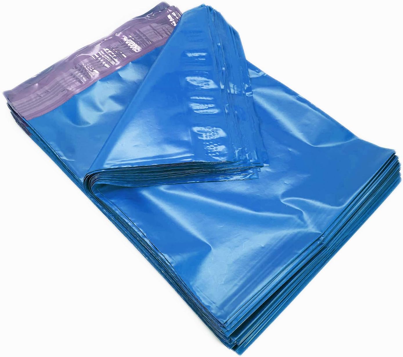 iMBAPrice Poly Mailers Shipping Envelopes Bags, 10 x 13 - inches, 100 Bags (Blue), 10" X 13"