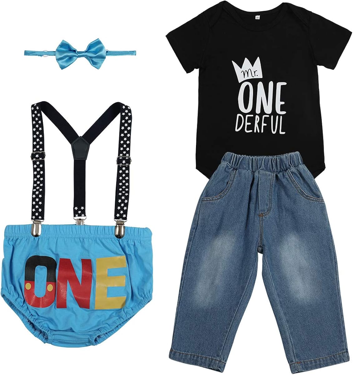 jeans with suspenders for baby boy