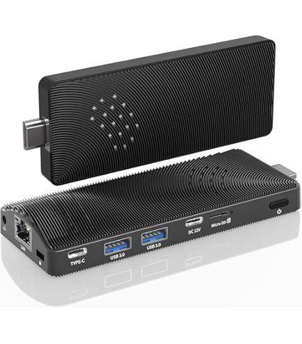 ミニPC COMPUTE STICK Mini PC, Mini PC Stick 8GB RAM 128G ROM Intel Atom X5-Z8350