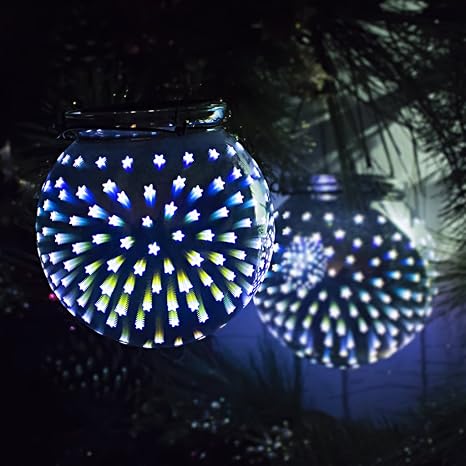 Amazon Com V M Valery Madelyn Decorative Glass Ball 3d Mercury