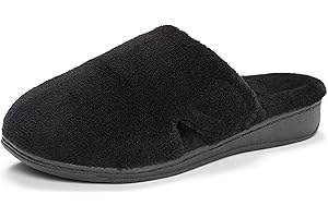 Vionic Women’s Gemma Mule Slipper - Comfortable Spa House Slippers that include Three-Zone Comfort with Orthotic Insole Arch Support, Soft House Shoes for Ladies