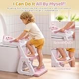 Orzbow Potty Training Toilet Seat 2 in 1 with Stable Triangle Structure view 2