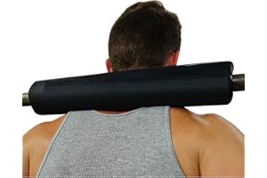 Dark Iron Fitness Barbell Pad - Extra Thick Padding for Weight Training, Squatting, Hip Thrusts Exercise Bar Protection & Support