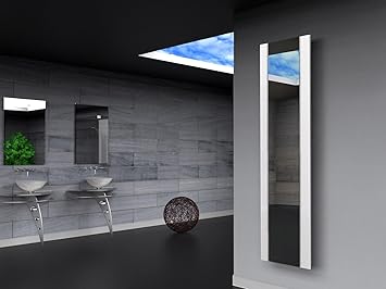 Badheizkorper Design Singapur 3 Hxb 180 X 47 Cm 1118 Watt Weiss Spiegel Marke Szagato Made In Germany Bad Und Wohnraum Heizkorper Mittelanschluss Spiegelglas Echtglas Amazon De Baumarkt