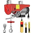 VIVOHOME Electric Hoist, 110V 440 Lbs Winch with Remote Control, Zinc-Plated Steel Wire Hoist for Garage, Warehouses, Factories 38ft Lifting Height with Emergency Stop Switch ETL Listed