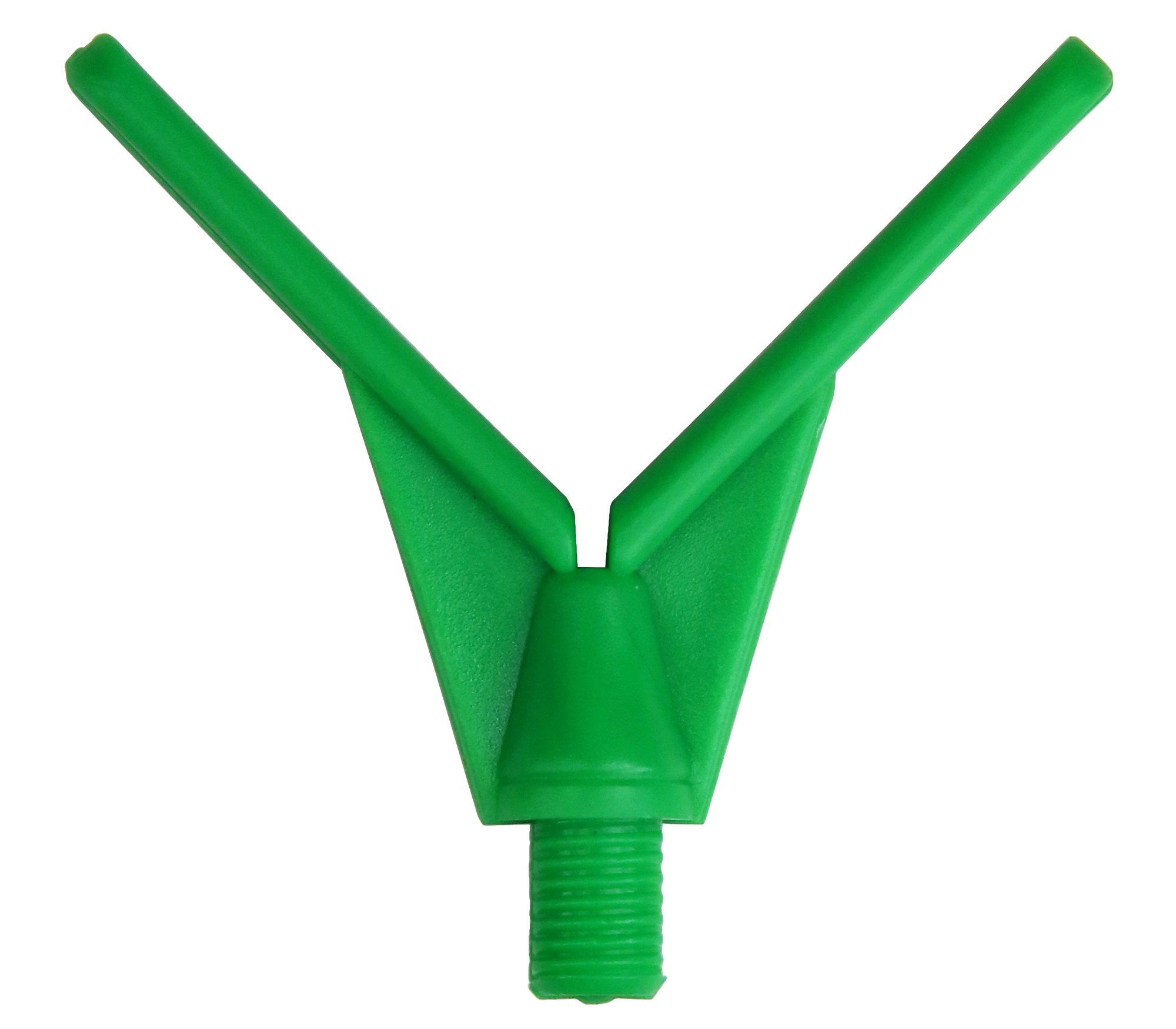 Dinsmores Brass Thread U Shape Rod Rest Head - Black, 9 cm