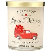 Birthday Gifts for Women - Neroli Rose Scented Candle Soy Wax Birthday Romantic Candle Gift for Girlfriend Wife Boyfriend (CAR)