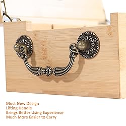 Bamboo Box with Combination Lock, Decorative Box