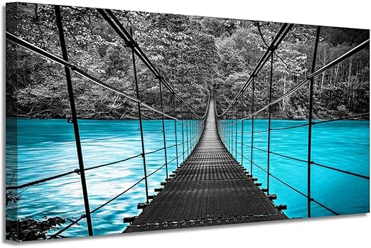 Sunset On The River 40x20inches Wall Picture Canvas Art Cheap Print