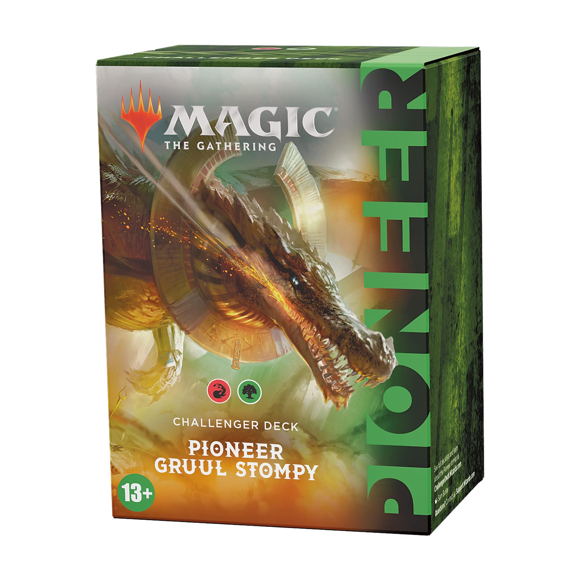 Magic: The Gathering Pioneer Challenger Deck 2022 - Gruul Stompy (Red-Green) (D22120000)