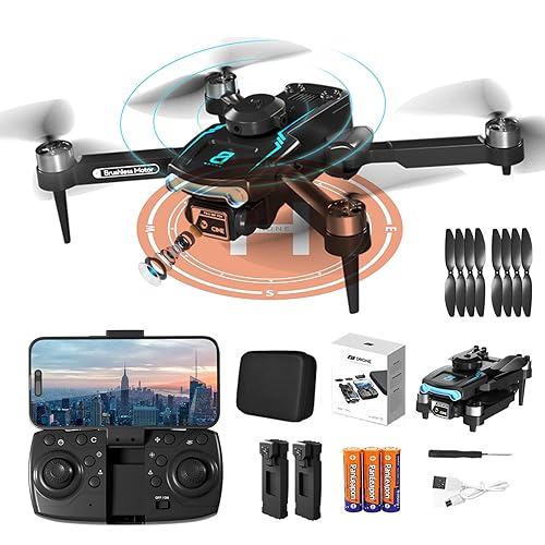 Drone with Camera for Adults 1080P HD,Mini Drone with Obstacle Avoidance 50  Min Long Flight Time,Foldable RC Quadcopter with Brushless Motor for