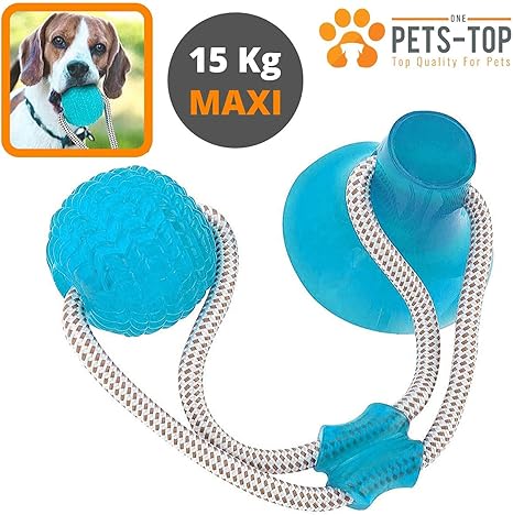 One PETS-TOP - Juguete para Perro, Cuerda interactiva, Pelota de ...