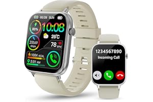Smart Watch for Men Women Android & iPhone, 1.83" HD Touchscreen Smartwatch with Answer/Make Calls, 112+ Sports Modes IP68 Fi
