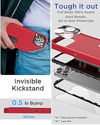 AICase for iPhone 12 Pro Max Case Built-in