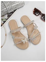 Floerns Women's Elegant Rhinestone Butterfly
