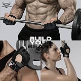 BEAST RAGE Weight Lifting Gloves Men Women Breathable Non-Slip Silicon Padded view 8