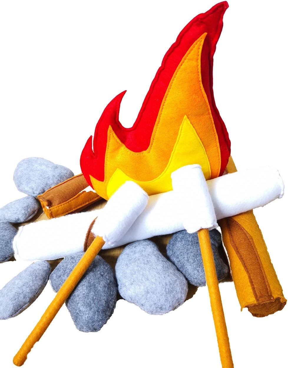 plush campfire set