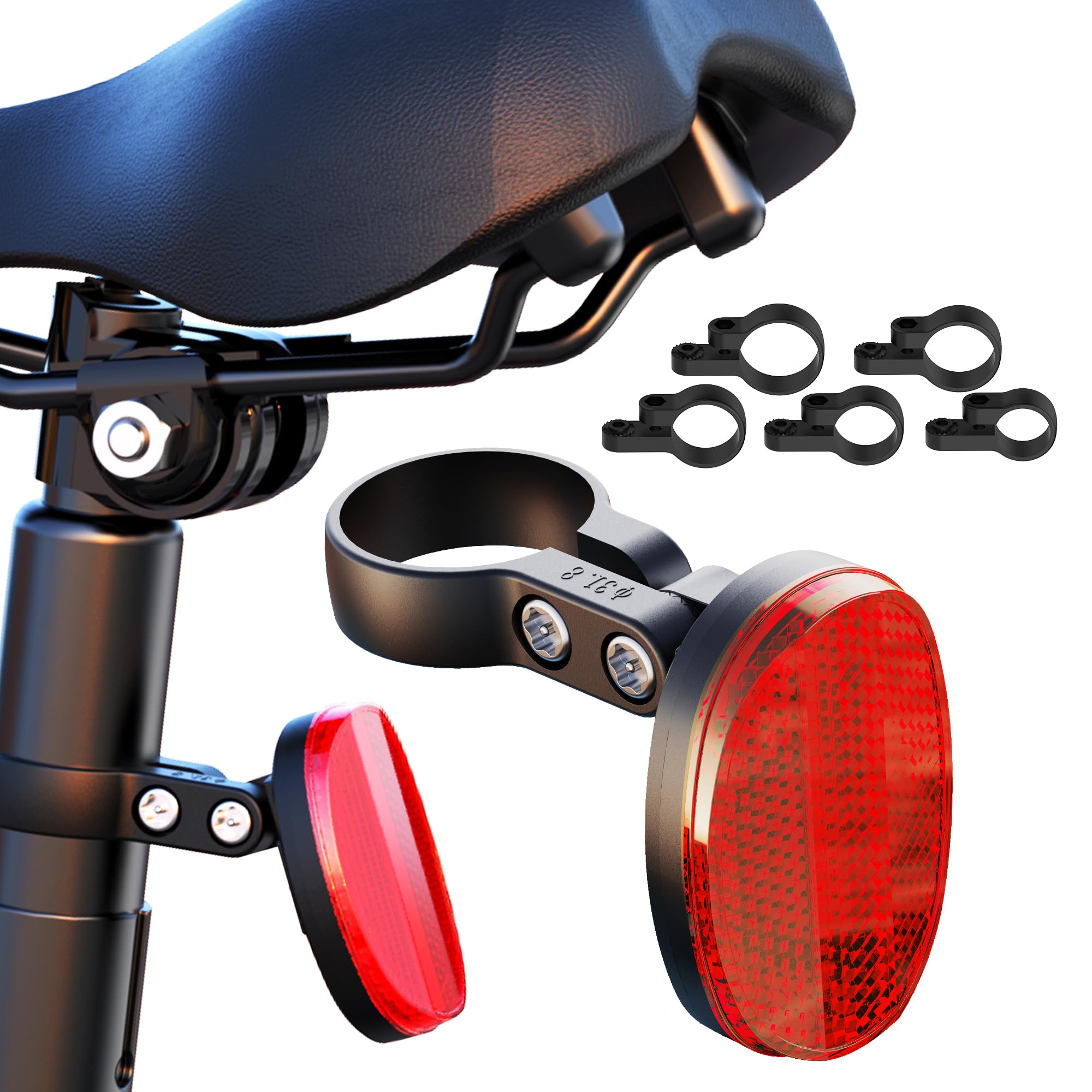 Photo 1 of DDJ [Upgraded for Air Tag Bike Mount Hidden, Waterproof Bike for Airtag Holder, Bike Reflectors GPS Tracker Anti-Theft Bicycle Seatpost Mount for Air Tag, for Electric Bike Scooter, Mountain Bikes