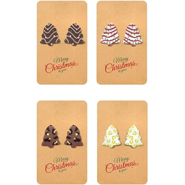 NEEKEP Christmas Snowflake Stud Earrings – CZ Sparkle Earrings For Women, Gift Set - View #13