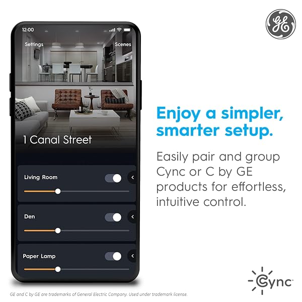 GE CYNC A19 LED SMART LIGHT BULBS, ROOM DECOR AESTHETIC BLUETOOTH AND WIFI COLOR CHANGING LIGHTS, LED INDOOR LIGHT BULB, COMPATIBLE WITH ALEXA AND GOOGLE (2 PACK)