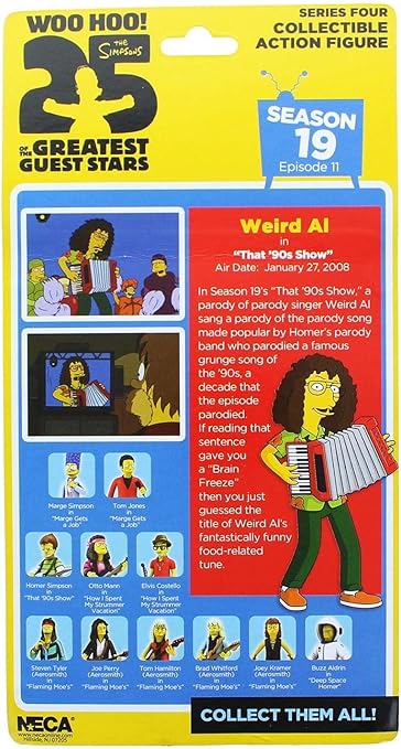 weird al simpsons action figure