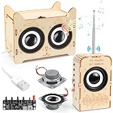 Poraxy Science Kits for Kids Age 8-12, STEM Toys for 8-13, Build Your Own Bluetooth Speaker Radio, Engineering Electronics DIY Set, Birthday Gifts for 9 10 11 14 15 16 Year Old Teen Boys Girls