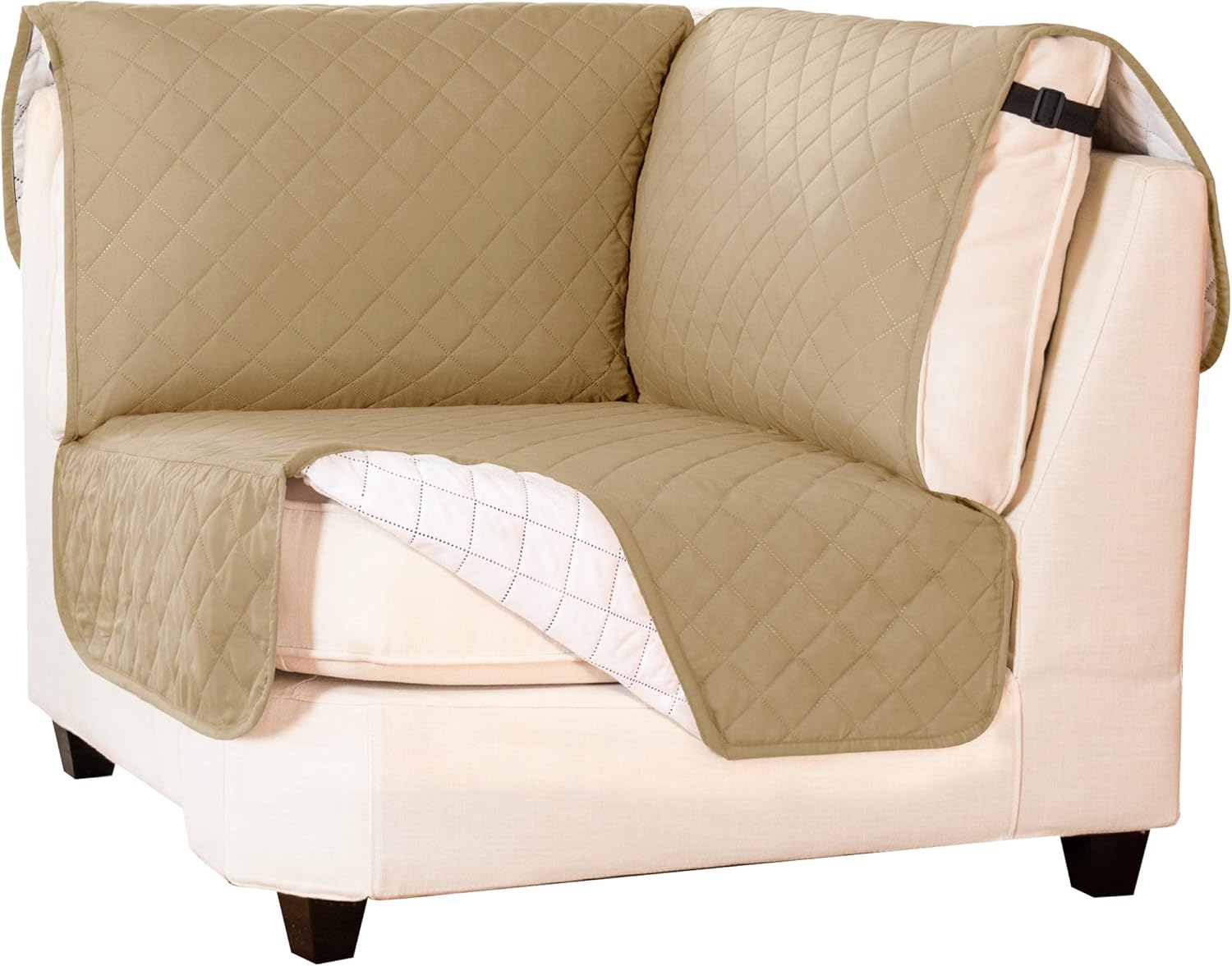 subrtex Reversible Sofa Corner Sectional Protector Washable