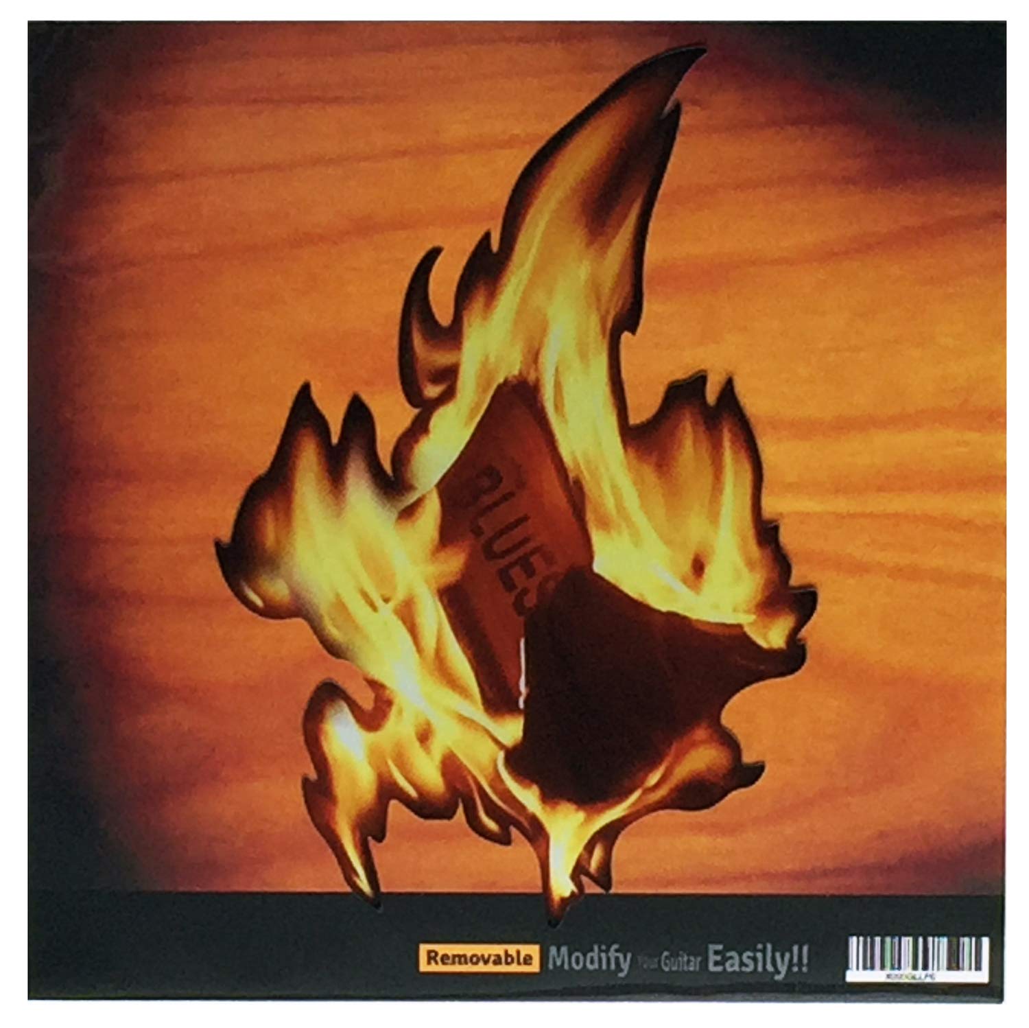 Inlay Sticker for Guitars & Bass - Real Fire Series - Blues In The Fire