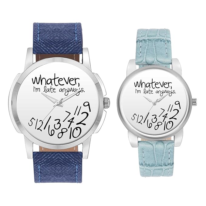 Bigowl Analogue Round White Dial Watch For Men & Women_200Co20-Blu-Tea