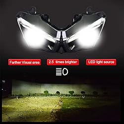 KT LED Headlight Assembly for Kawasaki Ninja 400