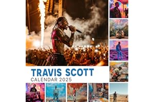 Calendar 2025: Looking ahead to 2025, Bonus last 3 months 2024, Featuring over 15+ designs for Travis Scott. Perfect for gift on holidays, Christmas and birthdays | Kalender Calendario Calendrier