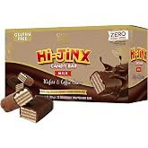 ChocZero Hi-Jinx Sugar Free Chocolate Wafer Candy Bars, Coffee Cr&egrave;me | Milk Chocolate, No Sugar Alcohols, Keto, Low Carb, High Fiber, Gluten Free, 22 Individually Wrapped Mini Bars, 8.15 oz Box