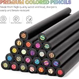 Maqhpu 24 Pieces Rainbow Pencils Kids Art Supplies Color Pencils Gift view 6