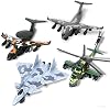 Different Camo Patterns Names Crelloci 4PCS Army Airplane Toys Set-Diecast Aircraft Plane Model Kit ...