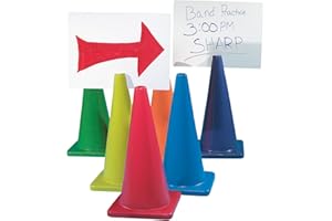 Sportime Kontrol Kone, Assorted Colors, 28" Height (Set of 6)