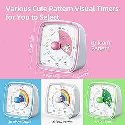 Ainowes 60-Minute Visual Timer with Night