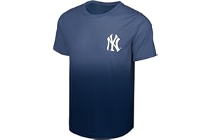 FOCO MLB Men's Official Primary Logo Premier Performance Gradient T-Shirt