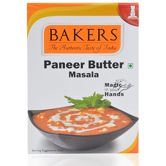 Bakers Paneer Butter Masala Powder 100 Grams Pack Of 3 Amazon