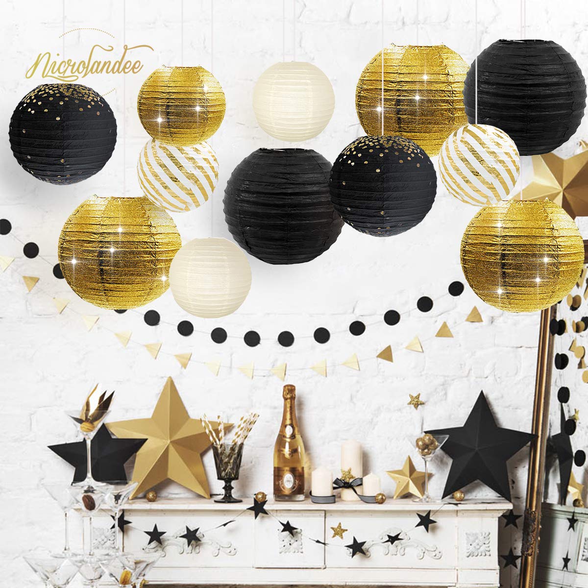 Black Gold Lanterns