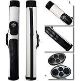 BY SPORTS 2x2 Hard cue case Oval Pool Cue Billiard Stick Carrying Case
