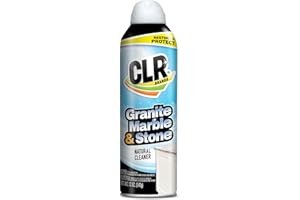 CLR Stone, Marble and Granite Cleaner - Cleans, Shines and Protects Against Spills, Food Stains, Dirt and Grime - 12 Ounce Spray Can
